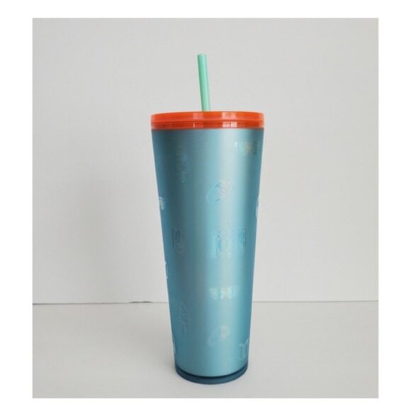 NEW Starbucks Back to School Emoji Soft Touch Iridescent Tumbler - Picture 4 of 6